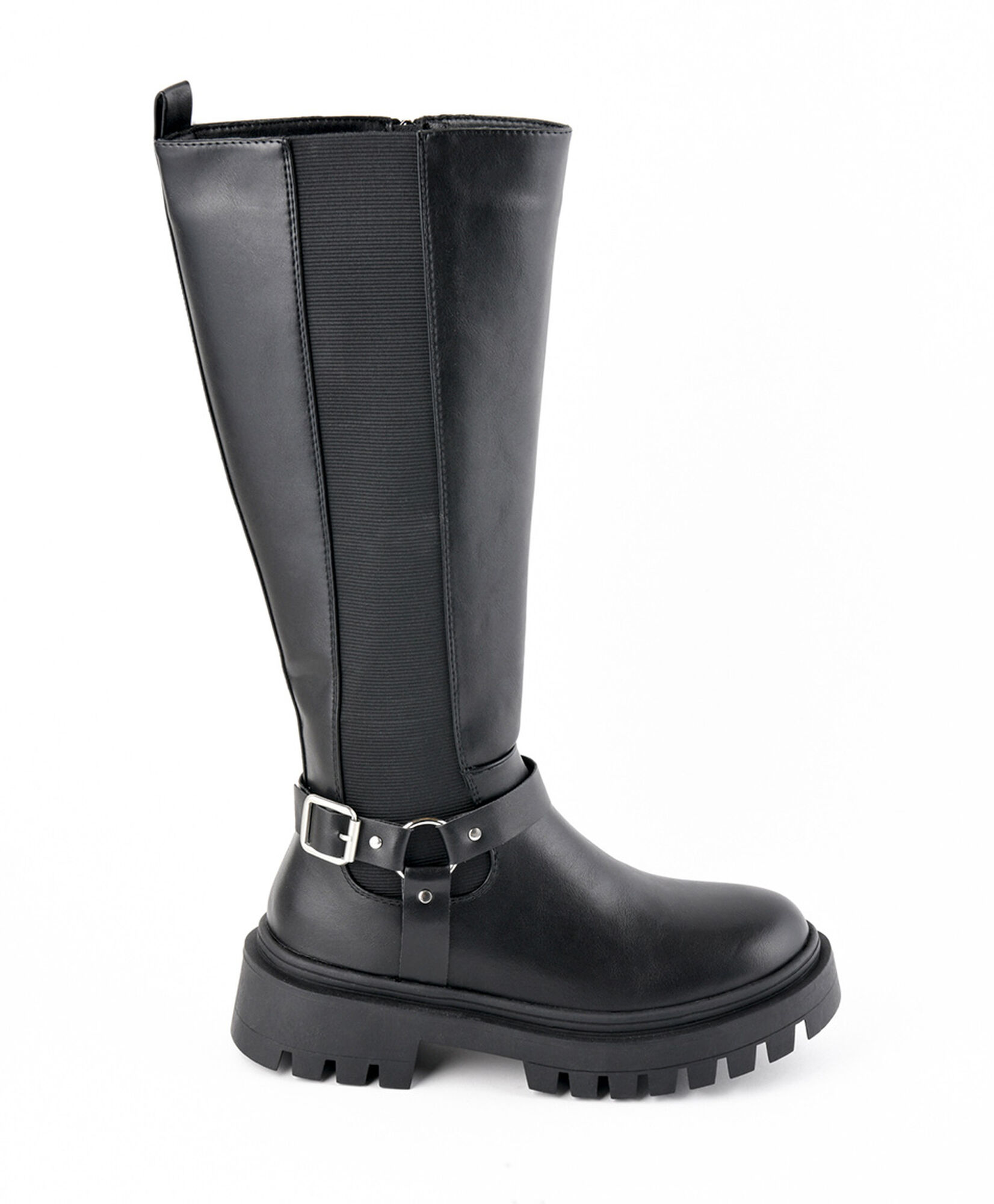 Bota mujer larga hebilla - TRICOT