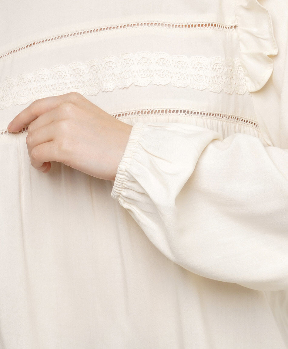 Camisa mujer vuelos laterales