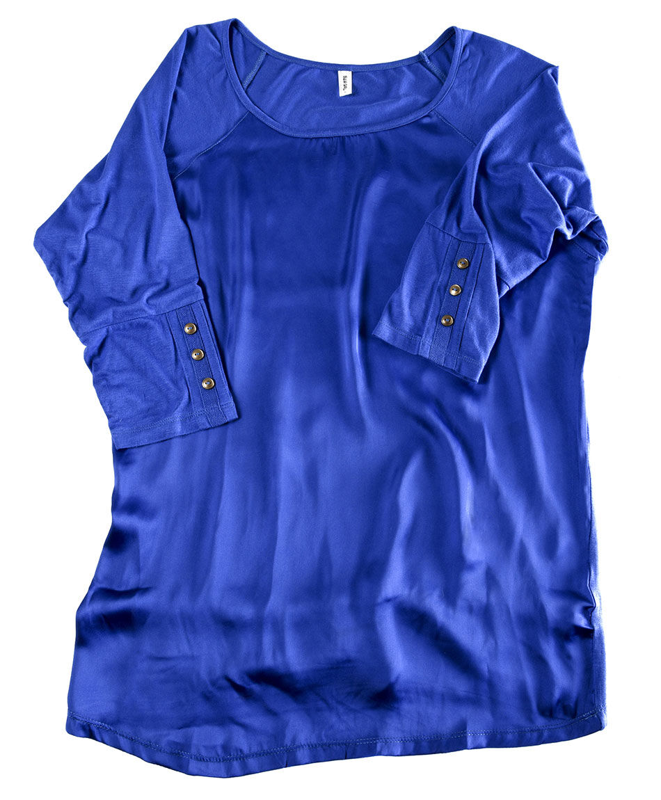 Polera mixta satin